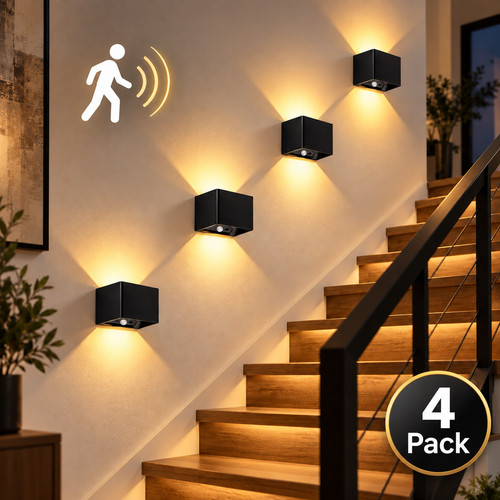 Pack rechargeable wall light - wall,