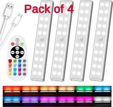 4 Pack LED Rechargeable Stick