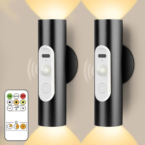 Magnetic stick wall - wall, lights