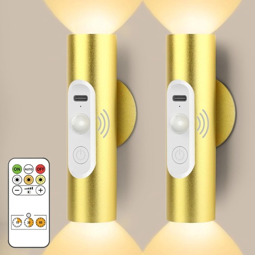 Magnetic stick wall lights - on,