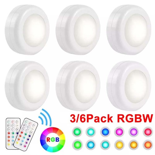 6pack led puck light - 3/6pack,