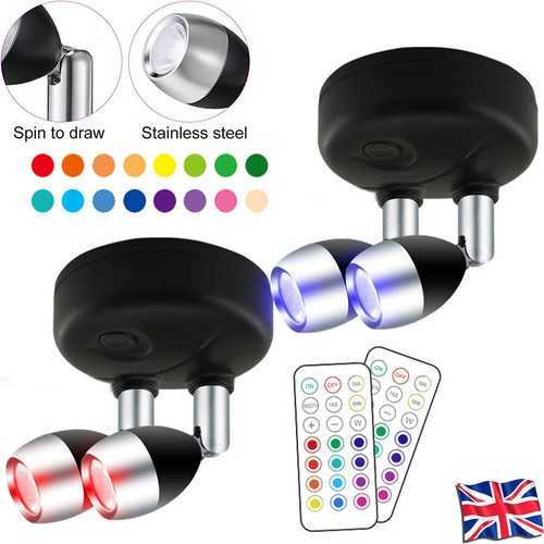 Wireless led spotlight rgb - led,