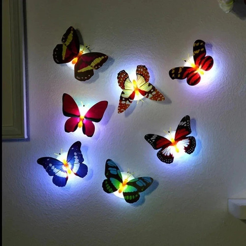 5pcs led butterfly night - “5pcs,