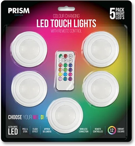 5pack led colour changing - 5pack,
