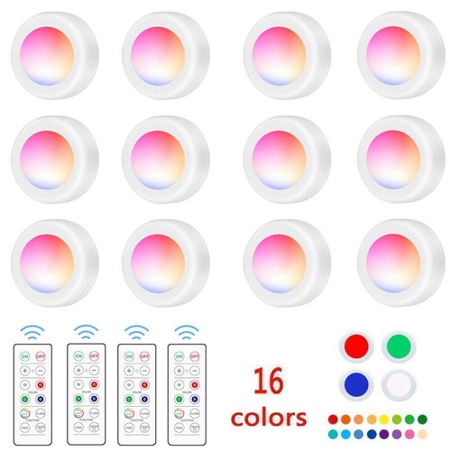Led puck light 12pack - 3-12pack, with