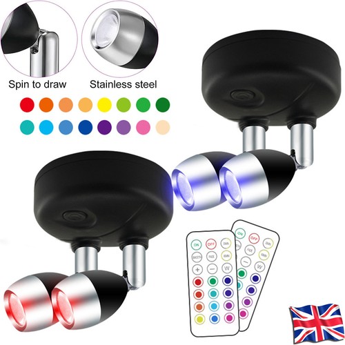 Wireless spotlight rgb - 2x,