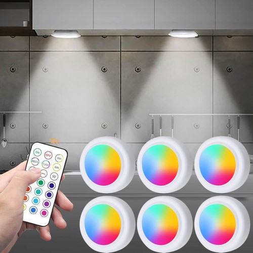 6pcs led puck - 3/6pcs,