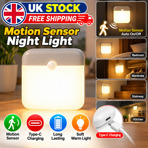 Motion sensor night light - night,