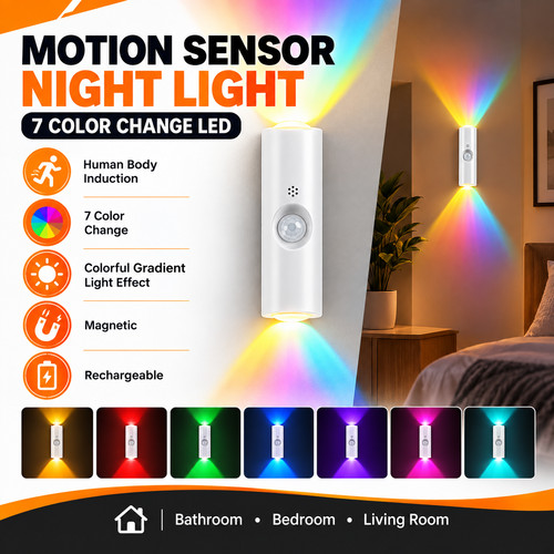 Motion sensor light - light, led